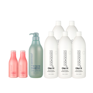5 Bottles of Cocochoco ONYX Mineral Hair Treatment 1000ml + Bonus